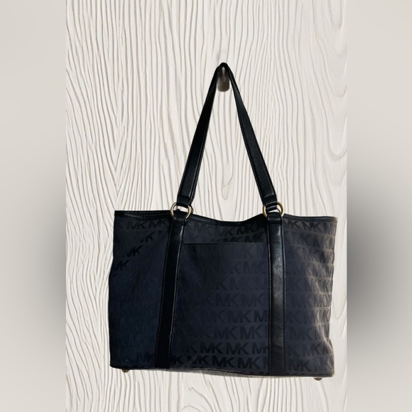 Michael Kors Black Monogram Tote - Picture 2 of 16